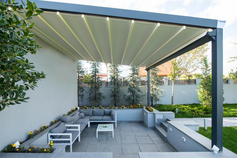 Duurzame en verfijnde aluminium pergola's