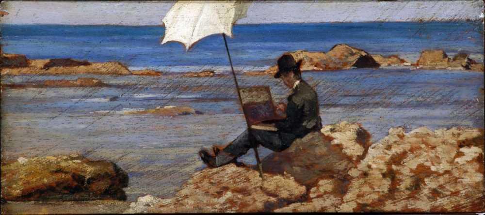 AL MARE CON GIOVANNI FATTORI E SILVESTRO LEGA