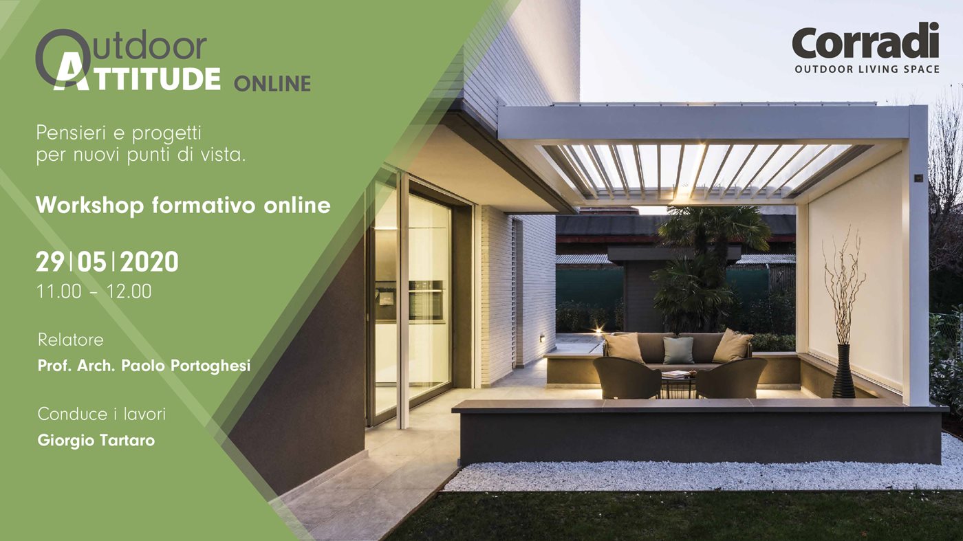 Tra natura e architettura: il punto di vista di Paolo Portoghesi al Corradi Outdoor Attitude Online