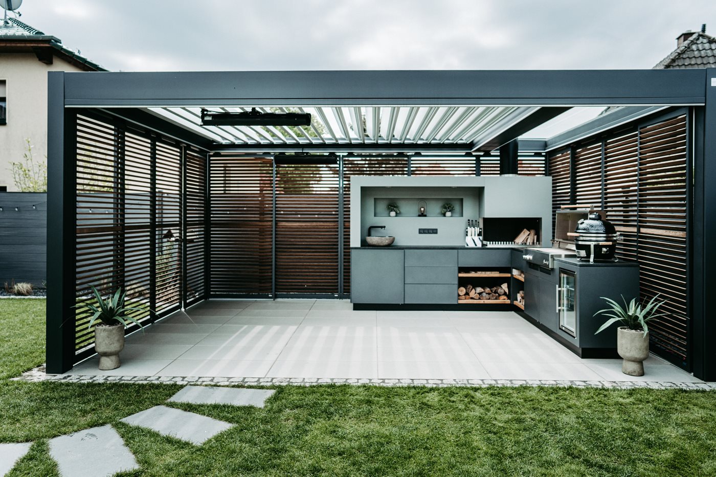 IMAGO®:  een eetkamer in de open lucht 