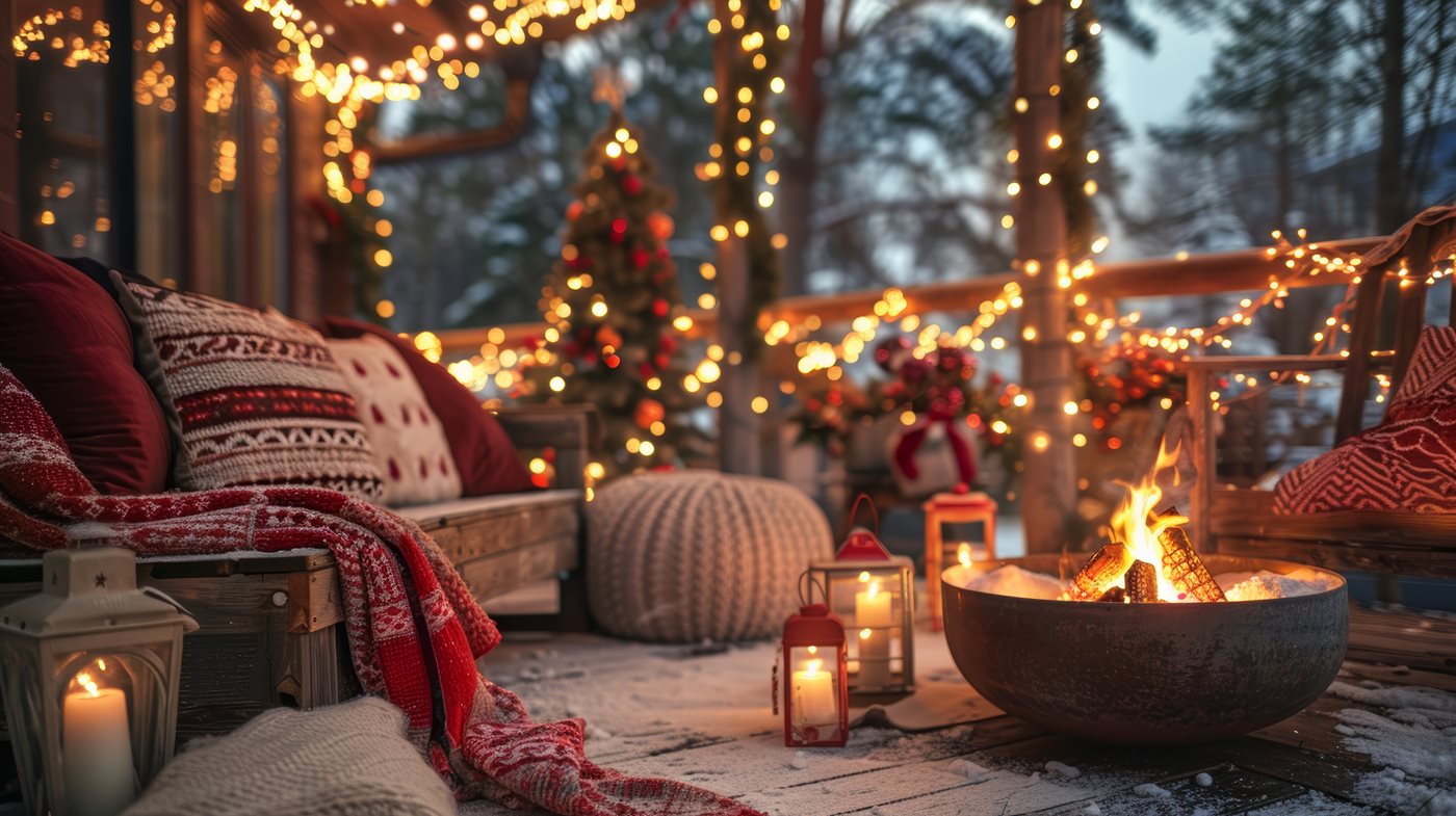 How to decorate your garden at Christmas: ideas to enjoy the atmosphere