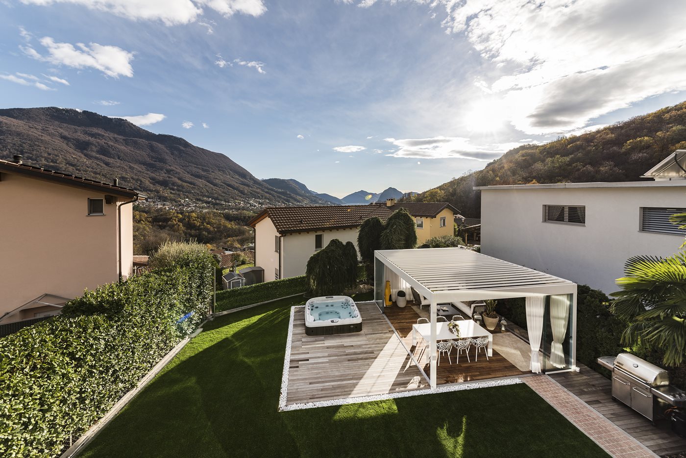 Immaginazione e concretezza per una pergola dalle alte prestazioni.