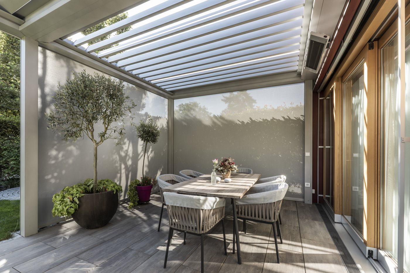 Creating a corner of privacy in the garden