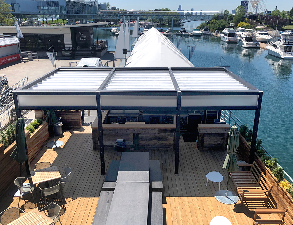 Metal pergolas: maximum efficiency, 100% personalization